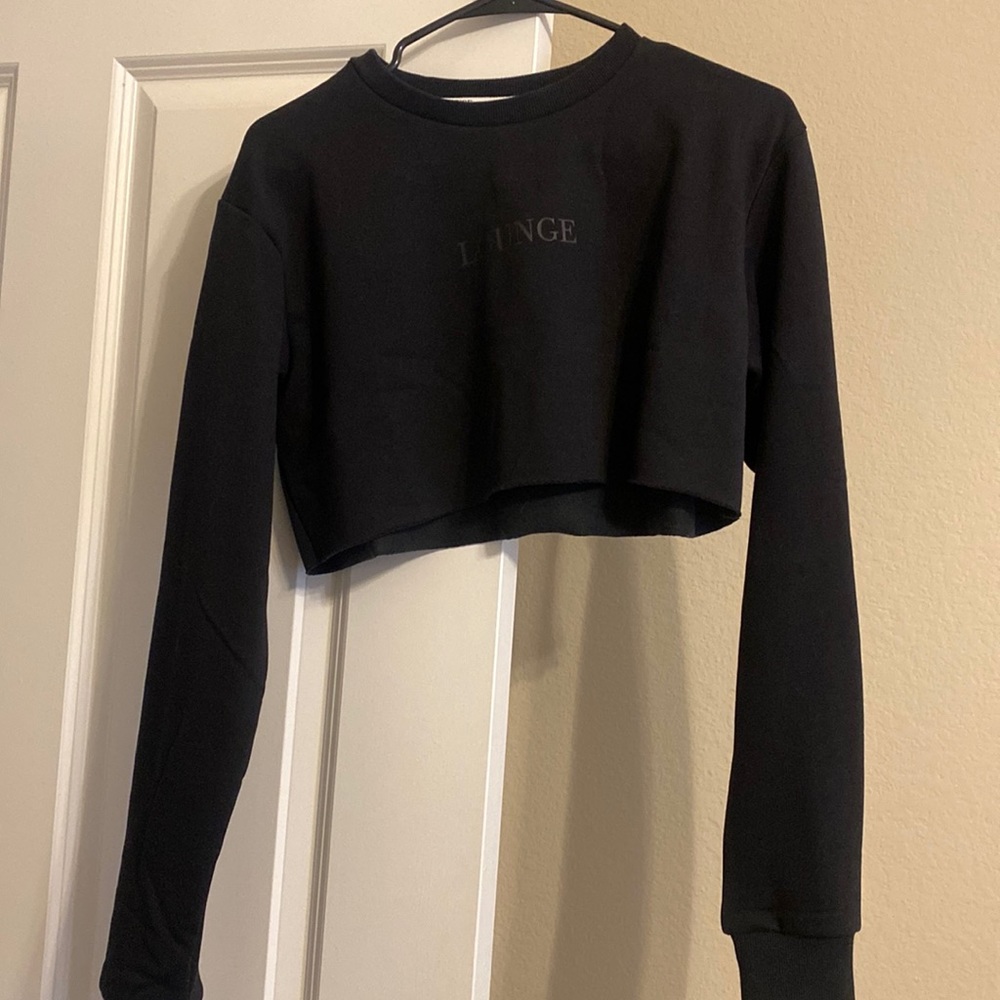 Lounge Apparel Cropped Sweatshirt